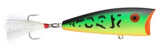 1/4 OZ POP-R TOPWATER LURE FIRE TIGER 2.5"