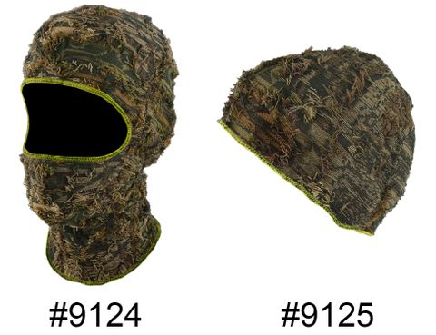 3D CAMO GRASS 1-HOLE MASK REVERSIBLE