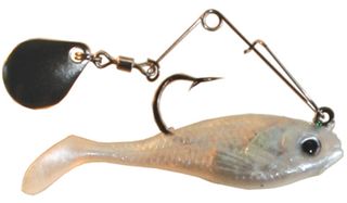 2" SPOILER SHAD SWIM BAIT PEARL CREME