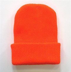 BEANIE HAT SAFETY ORANGE