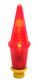 1-1/8" STICK NIGHT BOBBY LIGHTED FISHING FLOAT RED