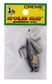 2" SPOILER SHAD SWIM BAIT BLACK CREME