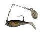 2" SPOILER SHAD SWIM BAIT BLACK CREME