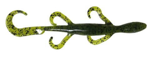 6" LIZARD WATERMELON SEED CREME LURE 7PK