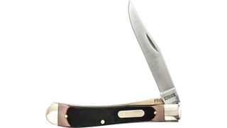 OLD TIMER KNIFE GUNSTOCK TRAPPER LOCKBACK