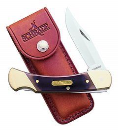 OLD TIMER KNIFE CAVE BEAR LOCKBACK W/SHEATH 3.9" 7OT