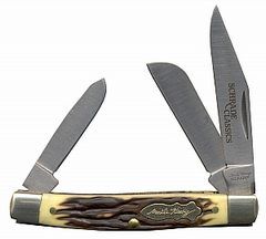 **WSL** UNCLE HENRY KNIFE NEXT GEN STAGLON RANCHER 3 BLADE
