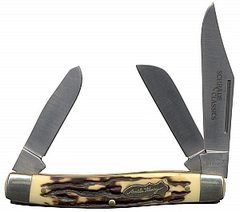 UNCLE HENRY KNIFE NEXT GEN STAGLON KING RANCH 3 BLADE