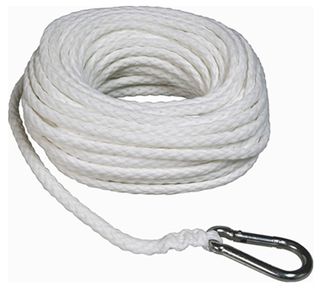 3/8"X75' BRAIDED POLY ANCHOR LINE ROPE