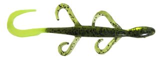 6" LIZARD WATERMELON/ CHART CREME LURE 7PK