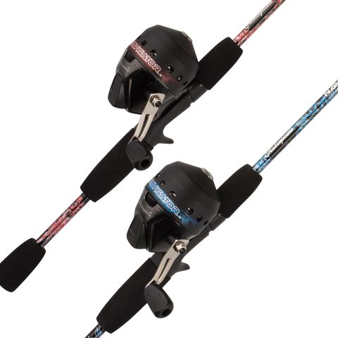 5' 6" NAVIGATOR SPINCAST COMBO 2PC RED OR BLUE