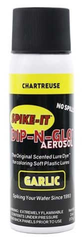 2 OZ SPIKE-IT DIP-N-GLO AEROSOL SPRAY GARLIC CHART