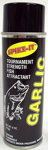 6 OZ SPIKE-IT AEROSOL SPRAY GARLIC SCENT FISH ATTRACTANT