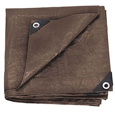 10'X12' RIP STOP TARP BROWN