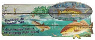 **WSL** 34"X14" EXPERT'S AT CHAISIN TAIL WOOD SIGN