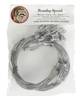 5'-7"X7-3/32" ROUNDUP SPECIAL SNARE CABLE MICRO LOCK 12PK