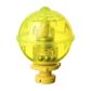 1-5/8" ROUND NIGHT BOBBY LIGHTED FISHING FLOAT YELLOW