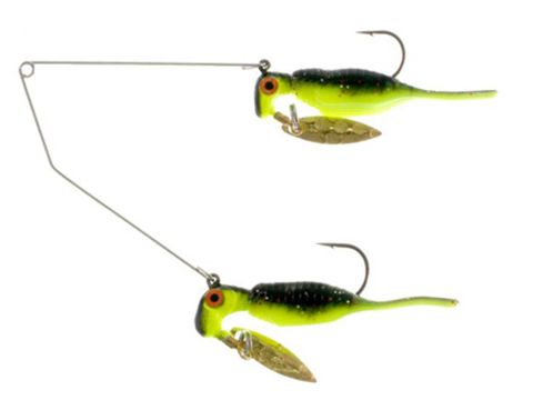 1.5" BUFFET RIG REALITY SHAD WASABI BLACK/CHART