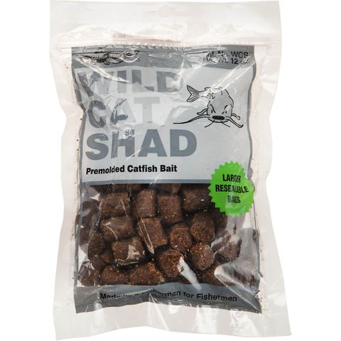 12 OZ WILDCAT SHAD PREMOLDED BAIT