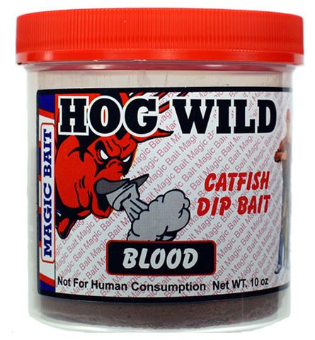 10 OZ HOG WILD BLOOD CATFISH DIP BAIT