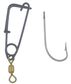 150' BIG CATCH TROTLINE 25 HOOKS, SWIVLES & STAINLESS CLIPS