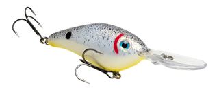 4.5" XTRA-DEEP DIVING CRANKBAIT PEARL BLACK/CHART BELLY 19'+