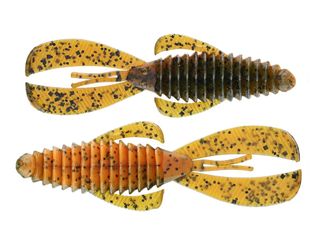 4" RAGE TAIL DB STRUCTURE BUG BAMA CRAW COFFEE SCENT 7PK