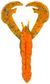 4" RAGE TAIL CRAW BAMA CRAW COFFEE SCENT 7PK