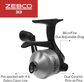 ZEBCO 33 MICRO TRIGGER SPIN CAST REEL 4 LB