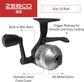 ZEBCO 33 MICRO TRIGGER SPIN CAST REEL 4 LB