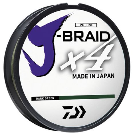 20 LB J-BRAID GREEN 150YD