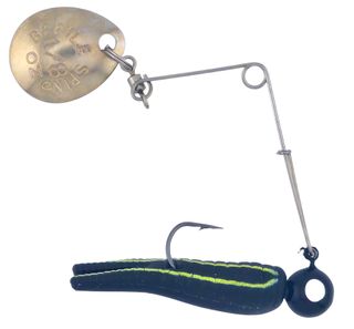 1/8 OZ BEETLE SPIN BLACK/YELLOW 1PK