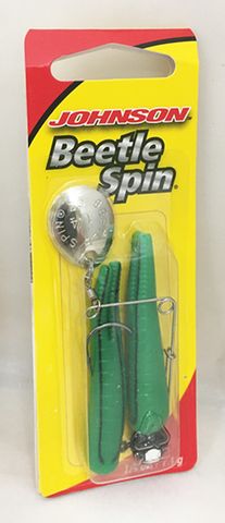 1/8 OZ BEETLE SPIN CATALPA/BLACK 1PK