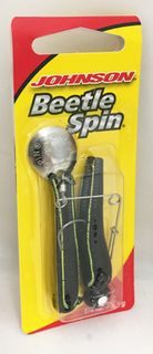 1/4 OZ BEETLE SPIN BLACK/YELLOW 1PK