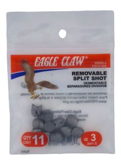 #3 REMOVABLE SPLIT SHOT 11PK   12PK/BX
