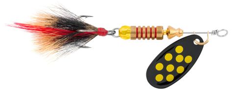 1/4 OZ BLACK FIRE SPINNER YELLOW