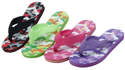 LADIES BEACH CAMO FLIPFLOP