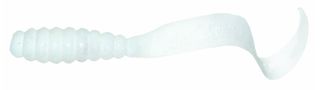 2" TEENIE TAIL GRUB WHITE 20PK