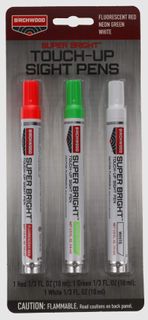 3 PC SUPER BRIGHT TOUCH-UP SIGHT PENS- ORG,GRN,WHT
