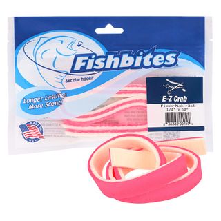 FISHBITES SALTWATER E-Z CRAB LONG LAST FLESH/PINK 2CT