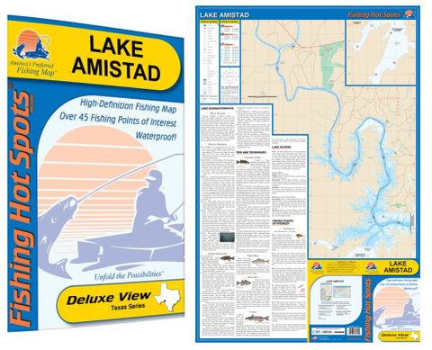 AMISTAD HOT SPOT LAKE MAP