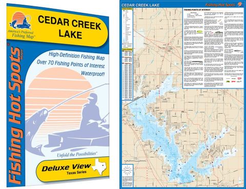 CEDAR CREEK HOT SPOT LAKE MAP