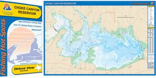 CHOKE CANYON HOT SPOT LAKE MAP