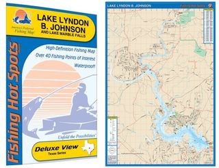 LBJ/MARBLE FALLS HOT SPOT LAKE MAP