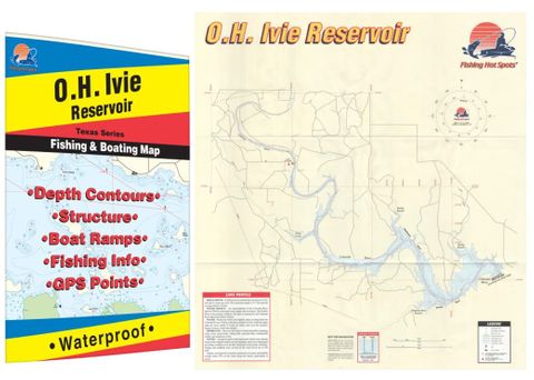 O.H. IVIE HOT SPOT LAKE MAP | Bishop Distributing, Inc.