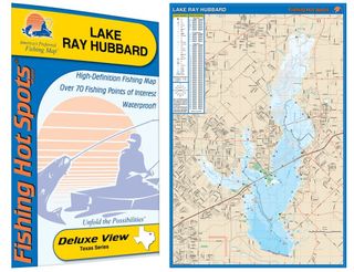 RAY HUBBARD HOT SPOT LAKE MAP
