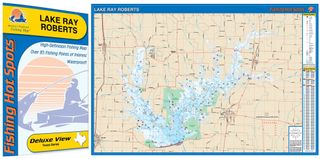 RAY ROBERTS HOT SPOT LAKE MAP