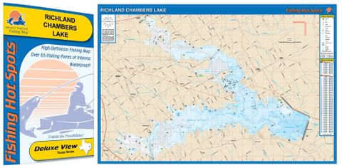 RICHLAND CHAMBERS HOT SPOT LAKE MAP