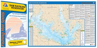 SAM RAYBURN HOT SPOT LAKE MAP