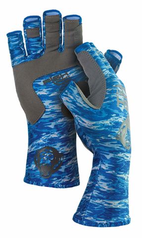 HALF FINGER GLOVE BLUE WATER XL